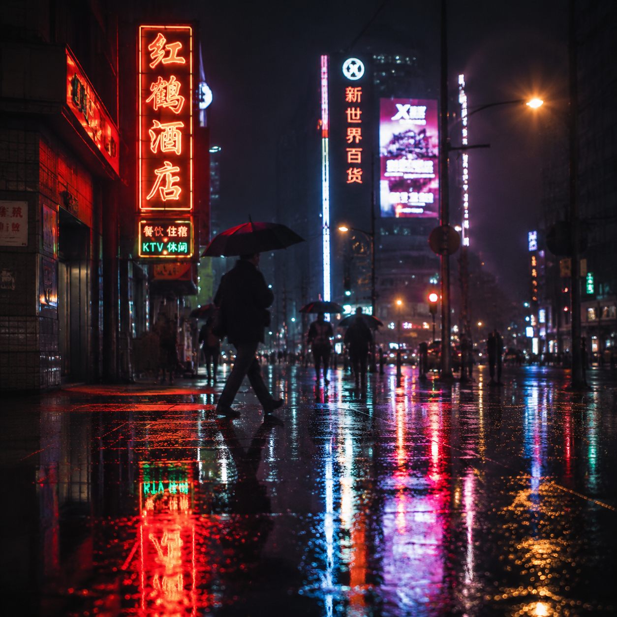 雨夜城市